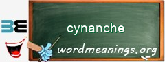 WordMeaning blackboard for cynanche